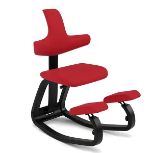 Sedia Varier THATSIT nero Tonal Rosso + OMAGGIO