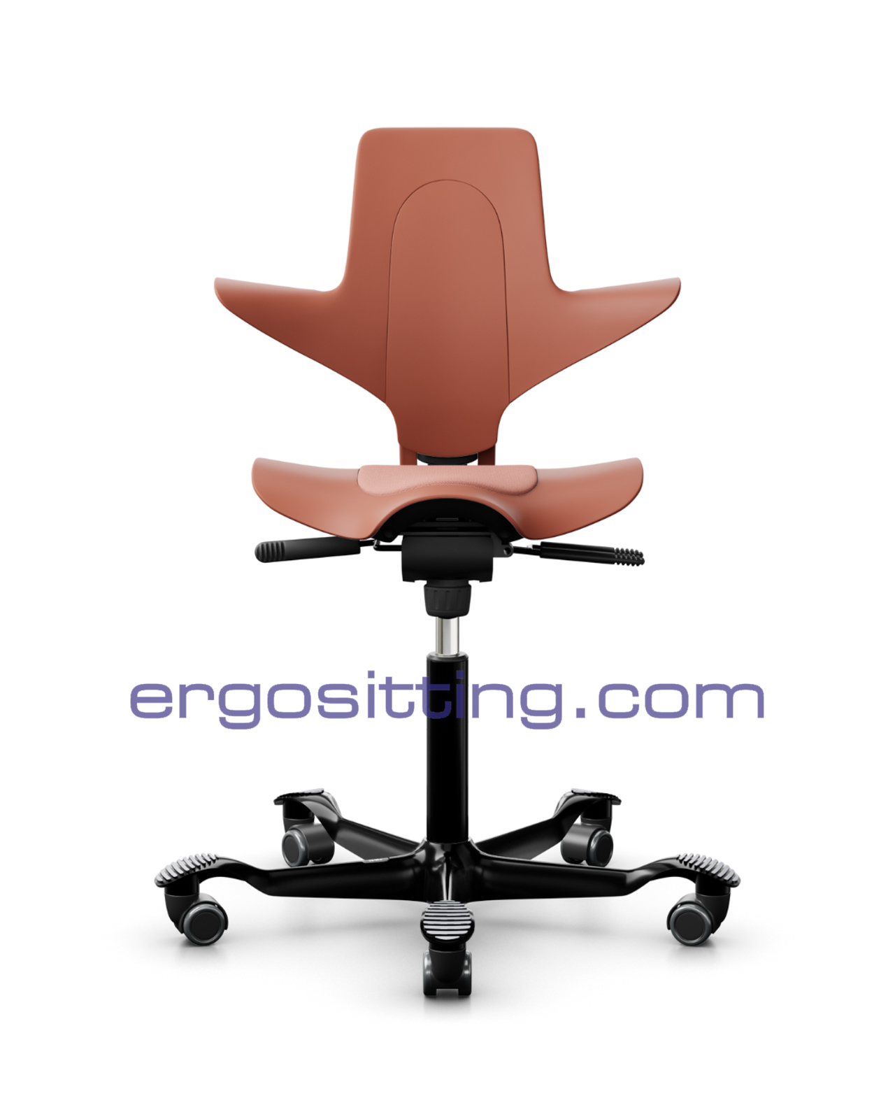 HAG Capisco Puls 8010 Seduta Ergonomica Roseship base nero + omaggio