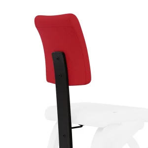 Varier Schienale Plus per Variable - legno nero tess. Tonal rosso