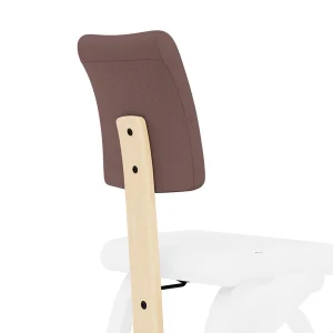 Varier Schienale Plus per Variable - legno naturale tess. Tonal Mocca