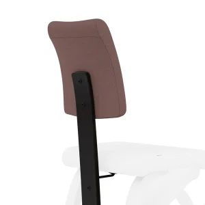 Varier Schienale Plus per Variable - legno nero tess. Tonal Mocca