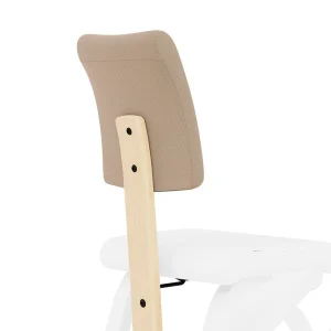 Varier Schienale Plus per Variable - legno naturale tess. Tonal tortora